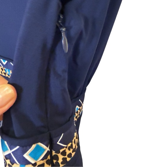 Diane Von Furstenberg Rosalie Midnight Viscose and Silk Pleated Midi Dress sz 14 - Picture 5 of 16